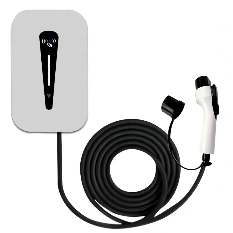 شاحن سيارات كهربائية 7KW خط كومة بندقية شحن السيارة 16A/32A عام 3.5/7kw محطة شحن ev محطة شحن مع الألواح الشمسية