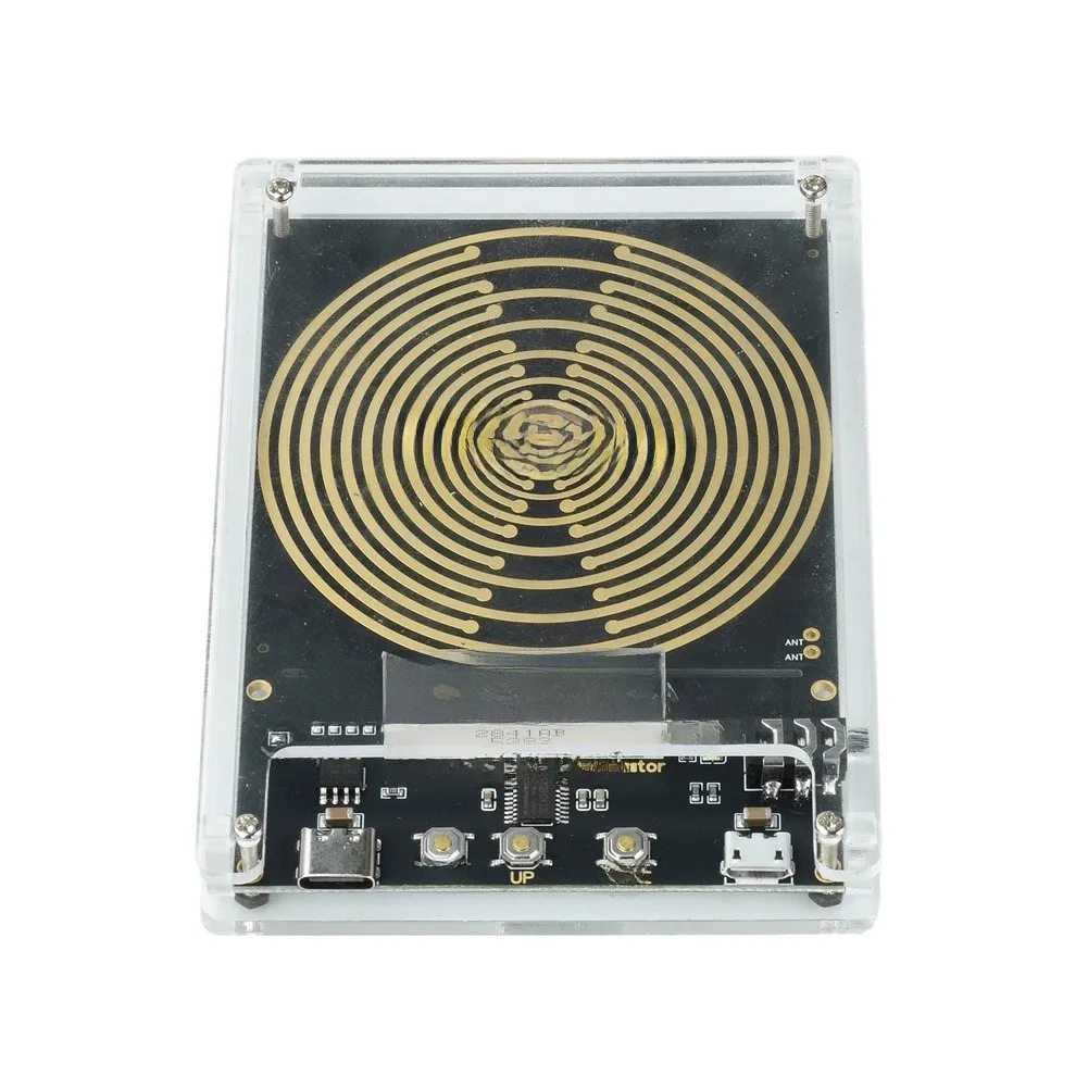 For Schumann Wave Generator Adjustable 0.01-9999Hz Portable Signal Device with AI Chip 3.5mm Jack for Therapy Applications