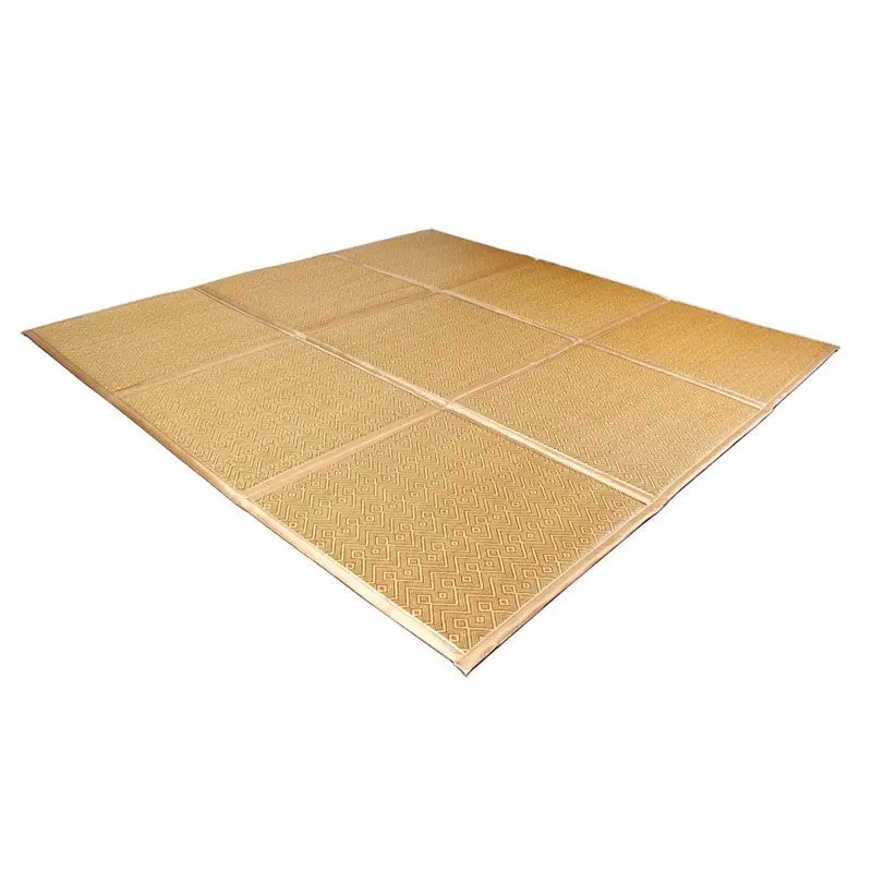 Foldable storage, breathable and environmentally friendly summer rattan mat, bedroom, living room, dormitory floor mat