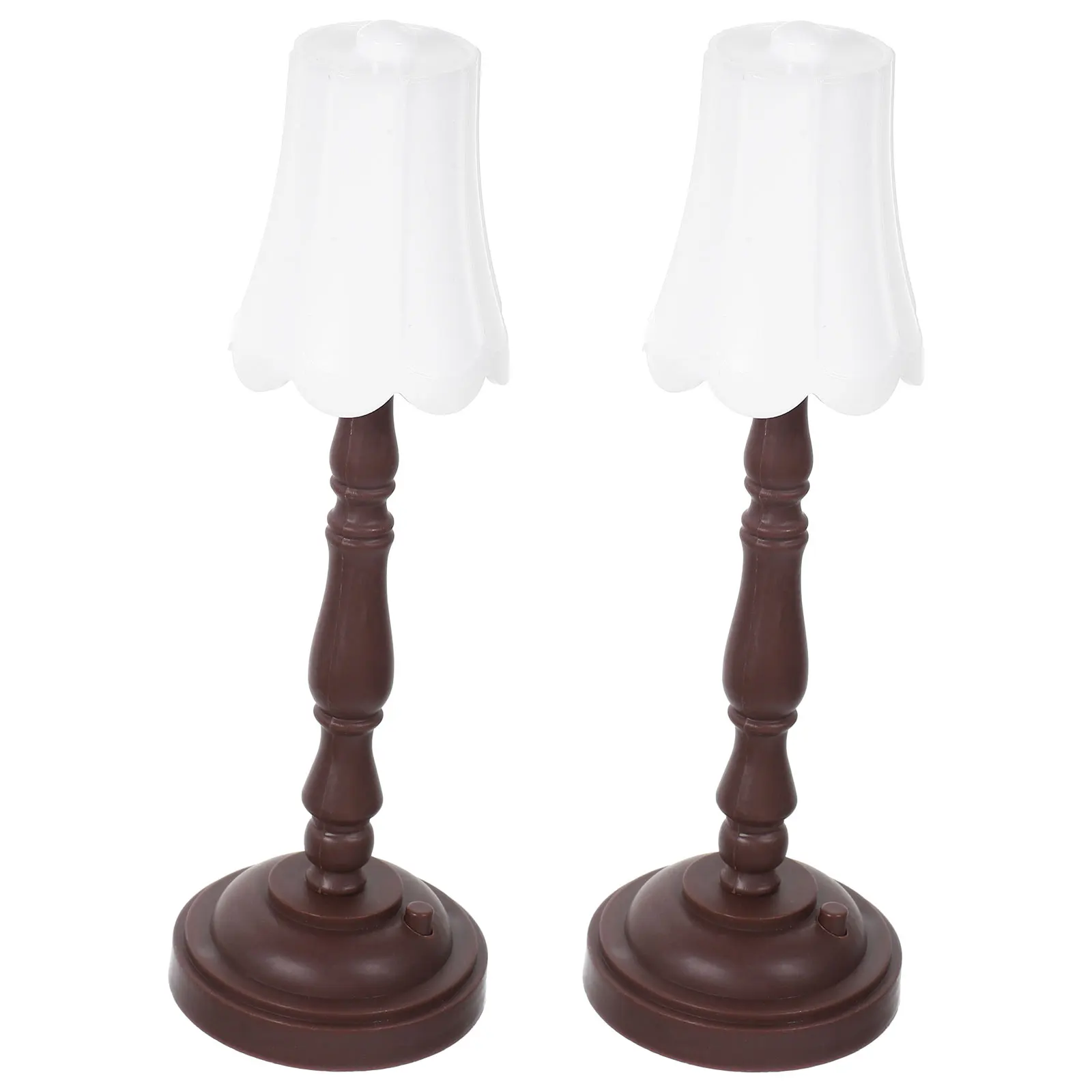 

2 Pcs Light Vintage Decor Creative Bedside Table Lamps Cute for Bedroom The Hips Lights Adorable