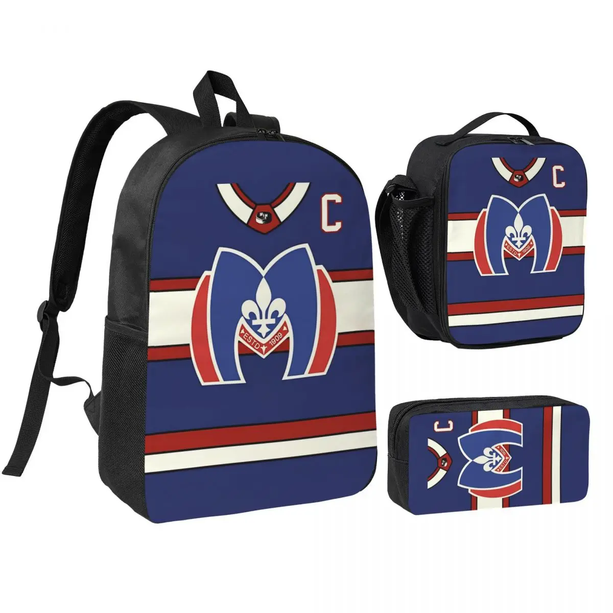 

3pecs/set Shane Heated Rivalry Backpack for Boys Girls College Canvas Bags Lunch bag Pencil Case