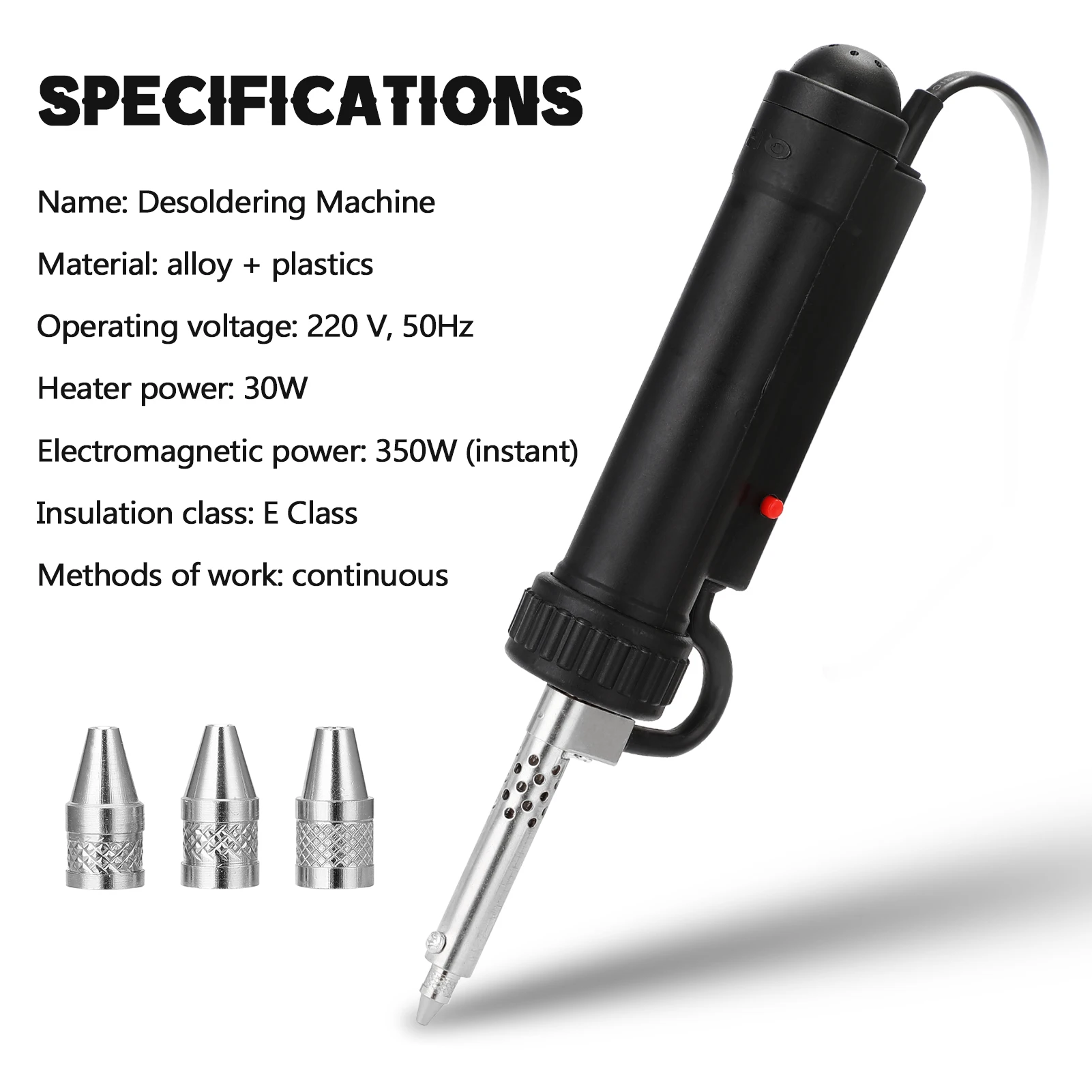 Automatic Portable Electric Solder Tin Sucker Vacuum Soldering Remove Pump Desoldering Machine Vacuum Soldering Remove Pump
