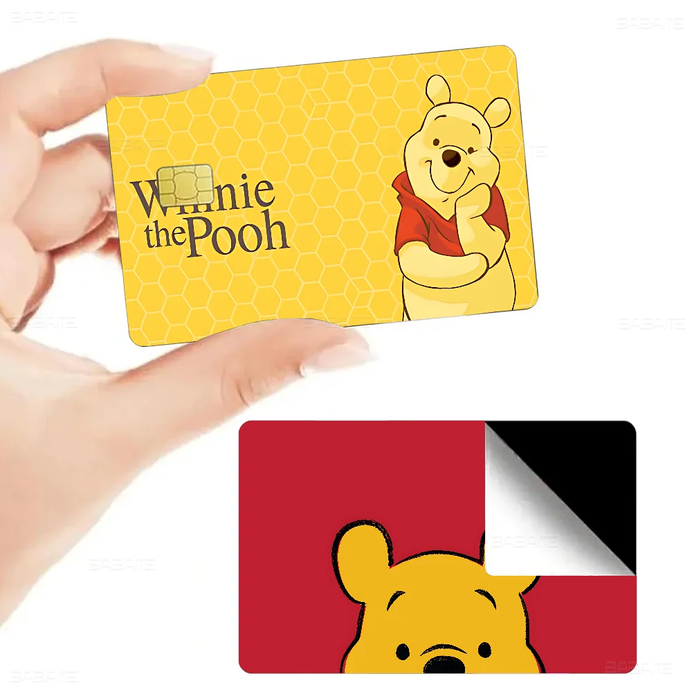 W-Winnie-the-Pooh-H Anmie Sticker Film Skin Cover For Credit Card Debit Bank Card Front
