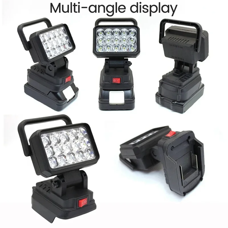 ABFY-15 Beads LED Working Light For  14.4V 18V Li- Battery Camp Emergency Light