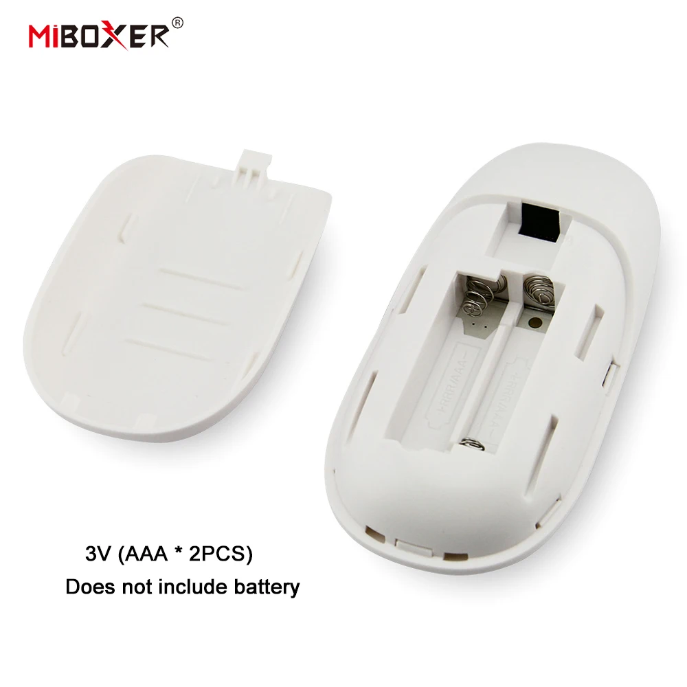 Miboxer FUT006 FUT007 2.4GHz 4 Zone Rotating Wheel/Button Remote Touch RF Wireless CCT Remote Control LED Strip Controller