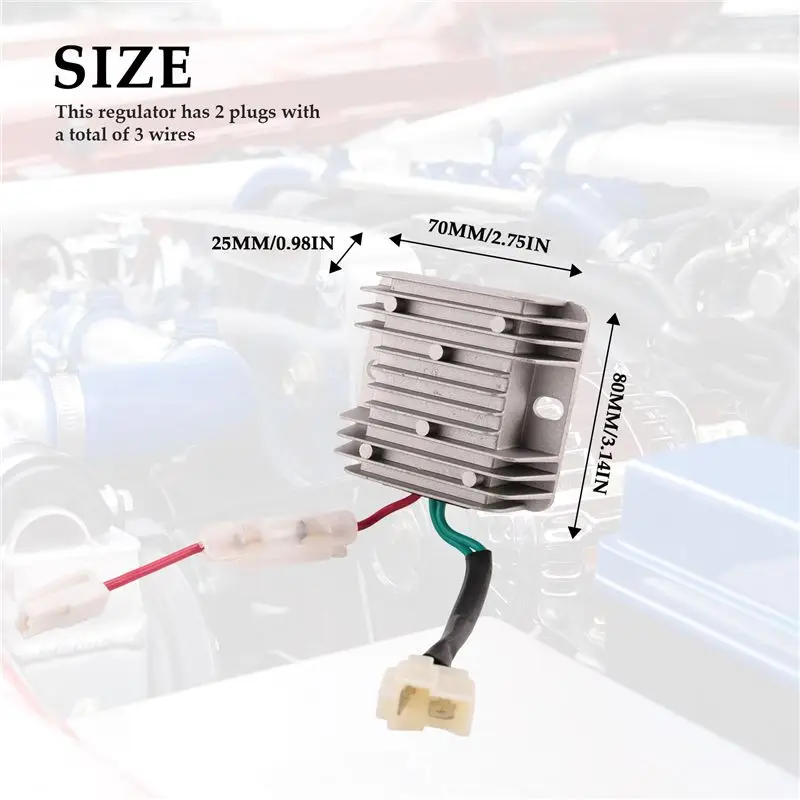 Hot Selling-Generator Engine Voltage Regulator Rectifier AVR For Kipor Kama KDE6500 KDE6700T,Generator Engine Voltage Regulator view 6