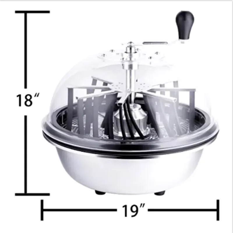 19 Inch Bowl Leaf Cutter and Trimmer Hand Twisted Bud Trimmer Growtent Garden Bowl Trimmer