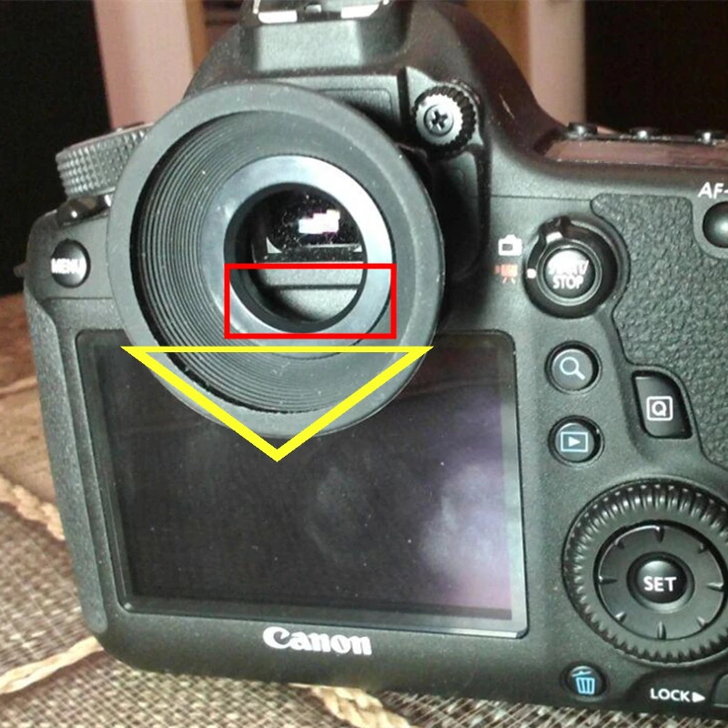 Soft Rubber Camera Viewfinder Eyecup Eyepiece Replacement Protective Cover for Canon eos 1dx mark ii, 5d mark iv, iii 5dsr 5d view 6