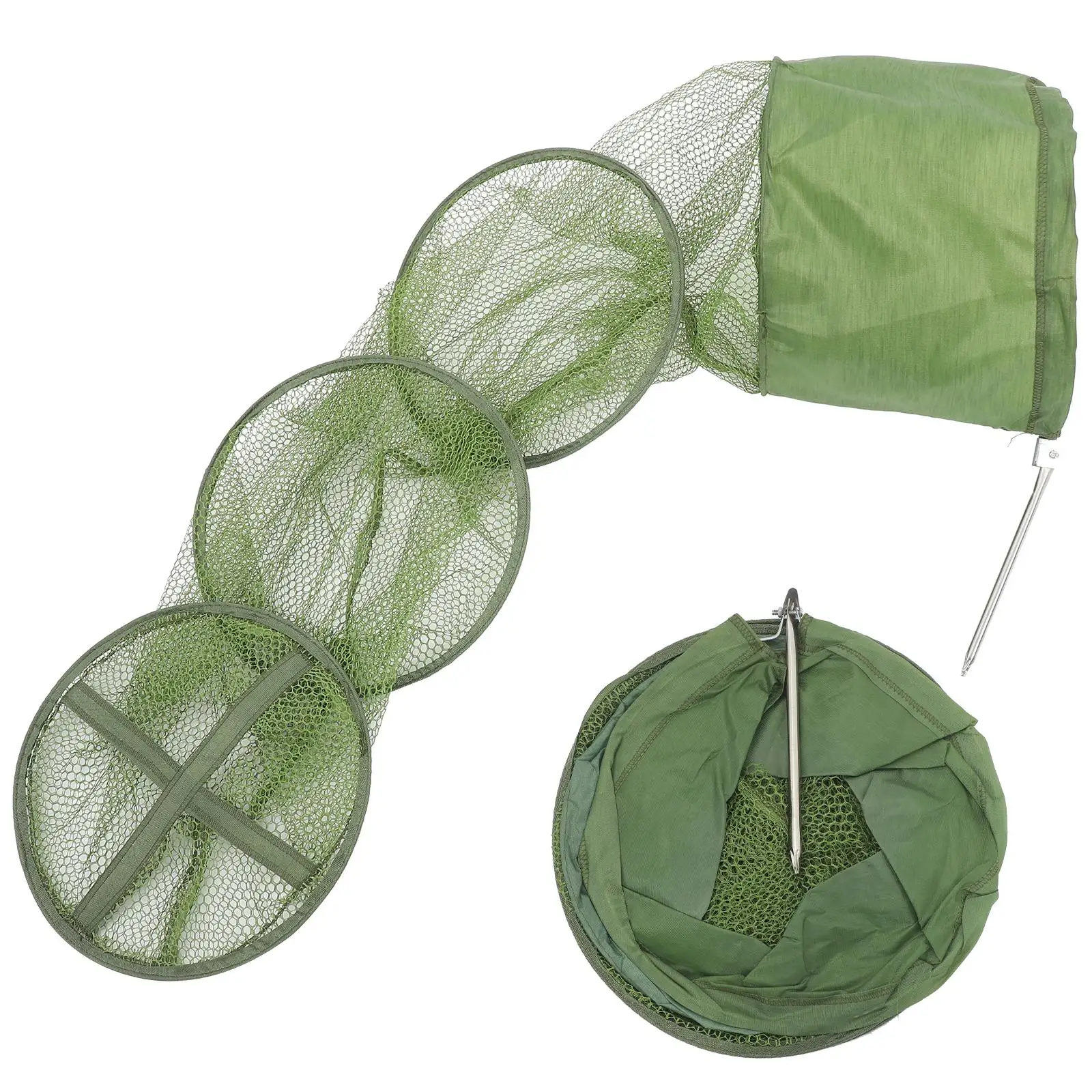 

2 Pcs Fish Cage Fishing Traps for Net Sports Accessories Catching Crayfish Cloth Equipment