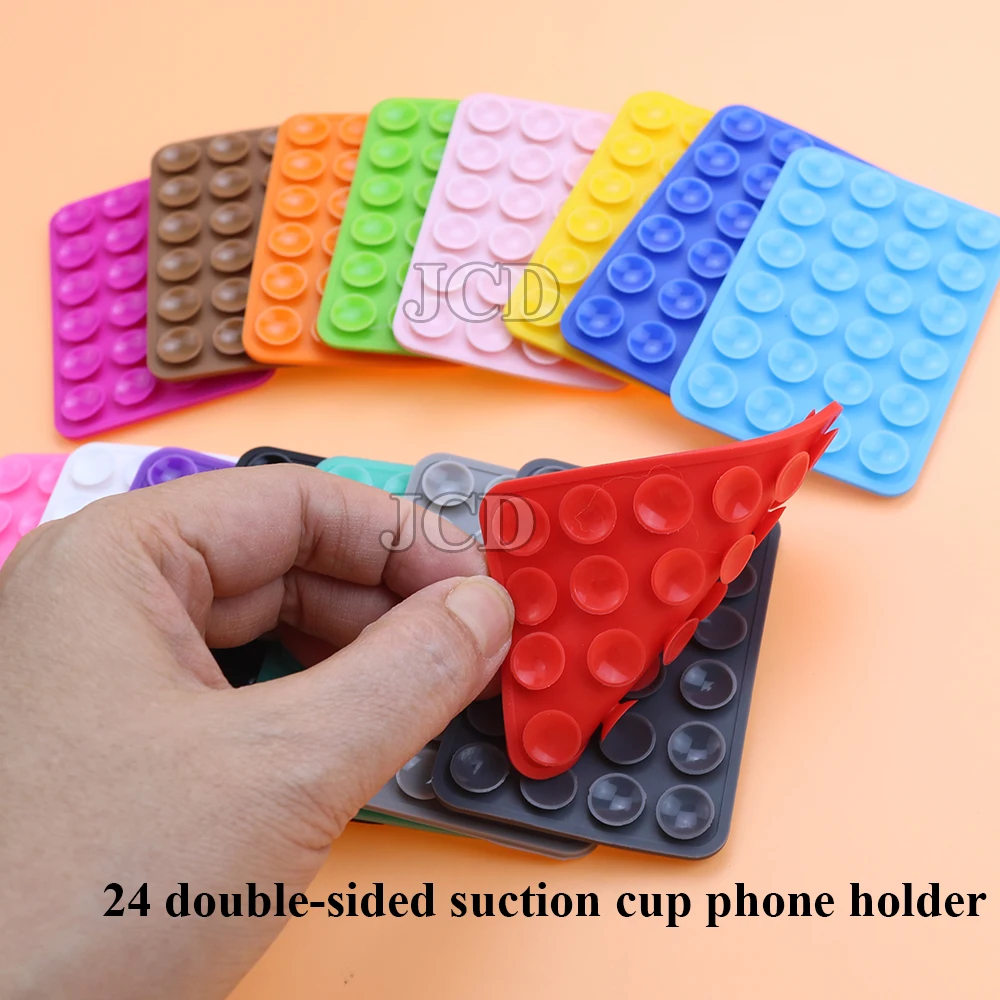 Силиконовая присоска для крепления мобильного телефона, двухсторонняя фиксированная накладка, автомобильный кронштейн, чехол для телефона, универсальная противоскользящая присоска