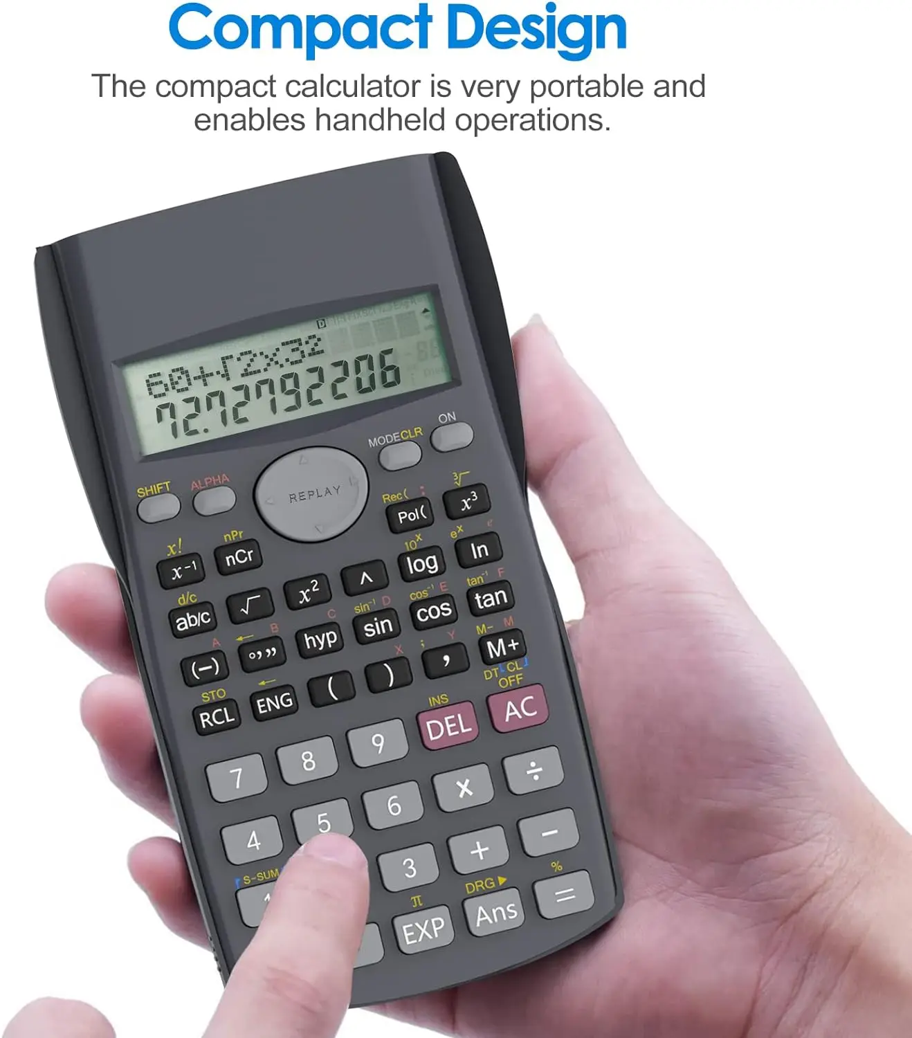 Portable Multifunctional Science Calculator, Stationery, Office, Engineering, School Engineering Tool