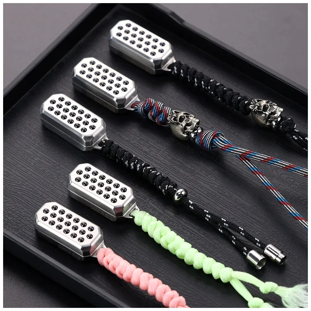 EDC Fidget Spinner Toy Magnetic Push Card Metal Stress Relief Anti Stress Mechanical Slider Anxiety Reduce Push Plate