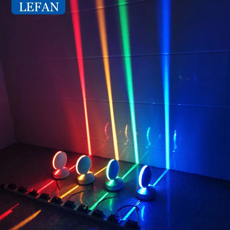 Imagem -02 - Lâmpada de Parede Led para Casa Windows Sill Lights Quente e Frio Vermelho Verde Azul Rosa Rgb Casa Porta Quadro Corredor Varanda Garagem Iluminação do Hotel