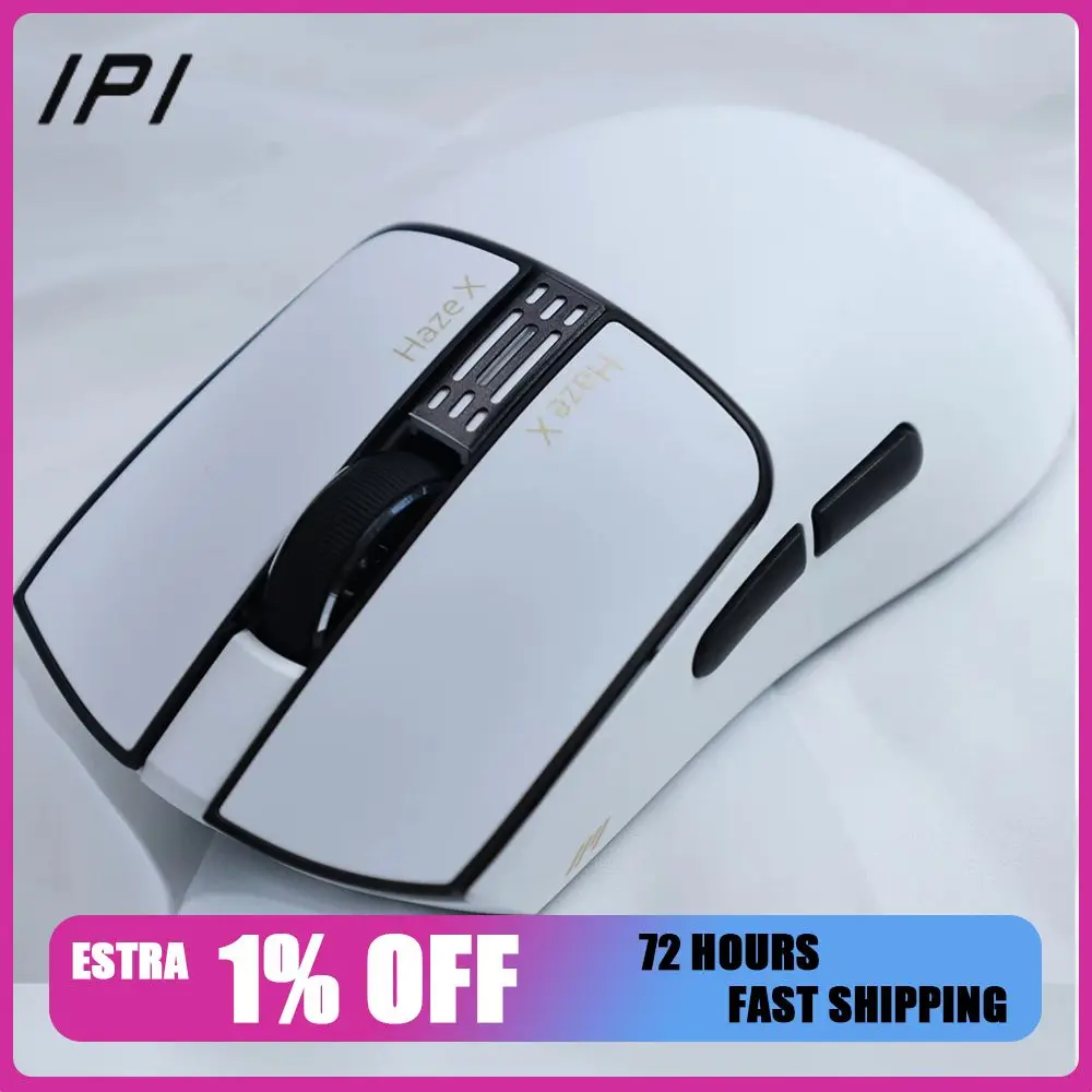 IPI HAZEX Wireless Mouse Three-Mode 8K PAW3955 Innovative TMR Vibration Sensing Micro Motion System Low Latency Gaming Mouse