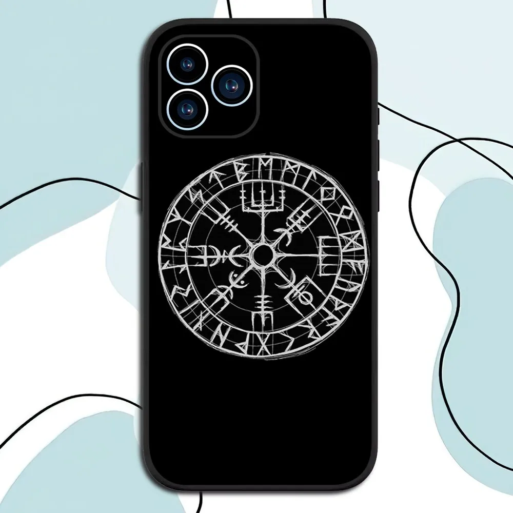 V-Viking V-Vegvisir Phone Case  For Samsung Galaxy S24 S23 S22 S21 S20 Ultra Plus S20FE FE Cover