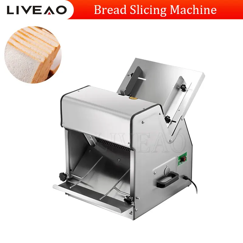 

Commercial 31 Blades Electric 12mm Bread Cutter Slicer Small Toast Bread Slicer Machine