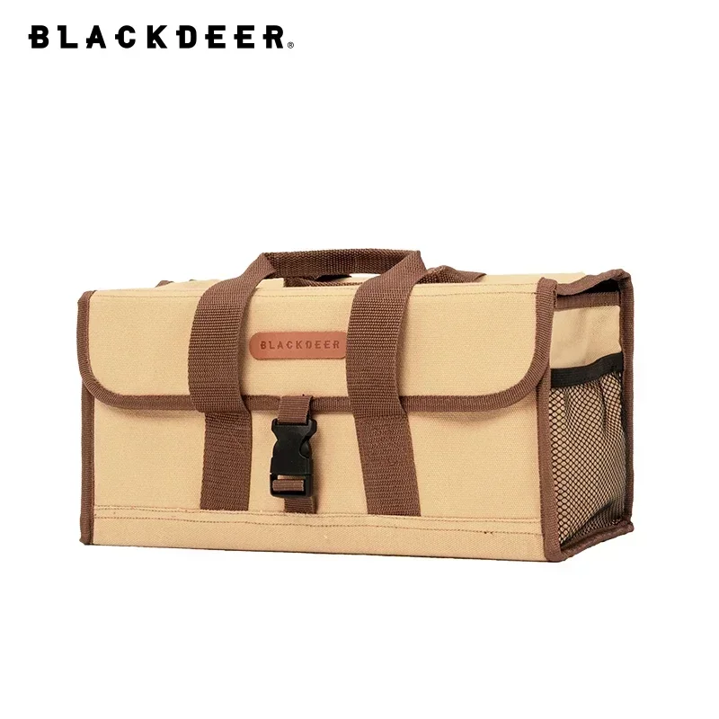 BLACK-DEER Equipment accessories Canvas oxford kit Outdoor camping Multi-pockets bag storage box Picnic pack picnic portable