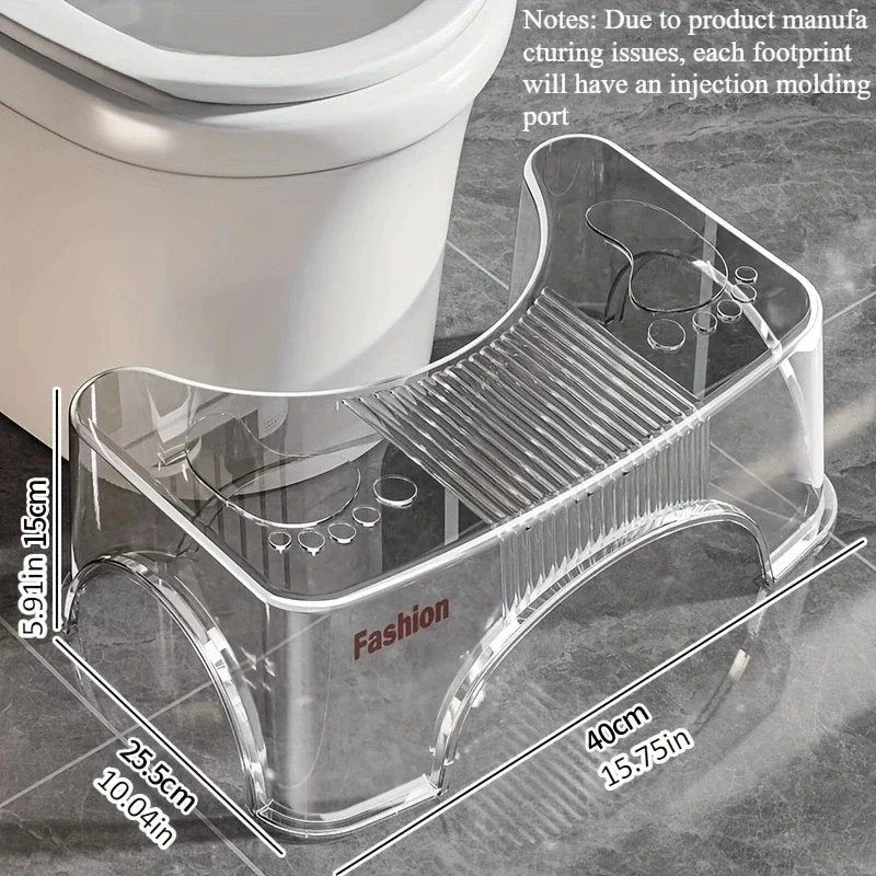 1PC Toilet Squat Stool Removable Toilet Seat Stool Portable Squat Step Stool Home Multifunctional Bathroom Accessories