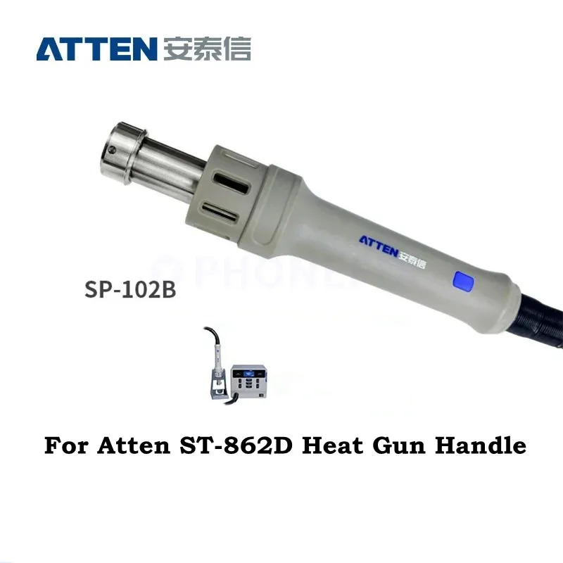 Atten-hot Air Gun Bicos Desoldering Aquecimento Elemento Original Heat Gun Handle Transformador para Pcb e Smd Solda Reparação St862d