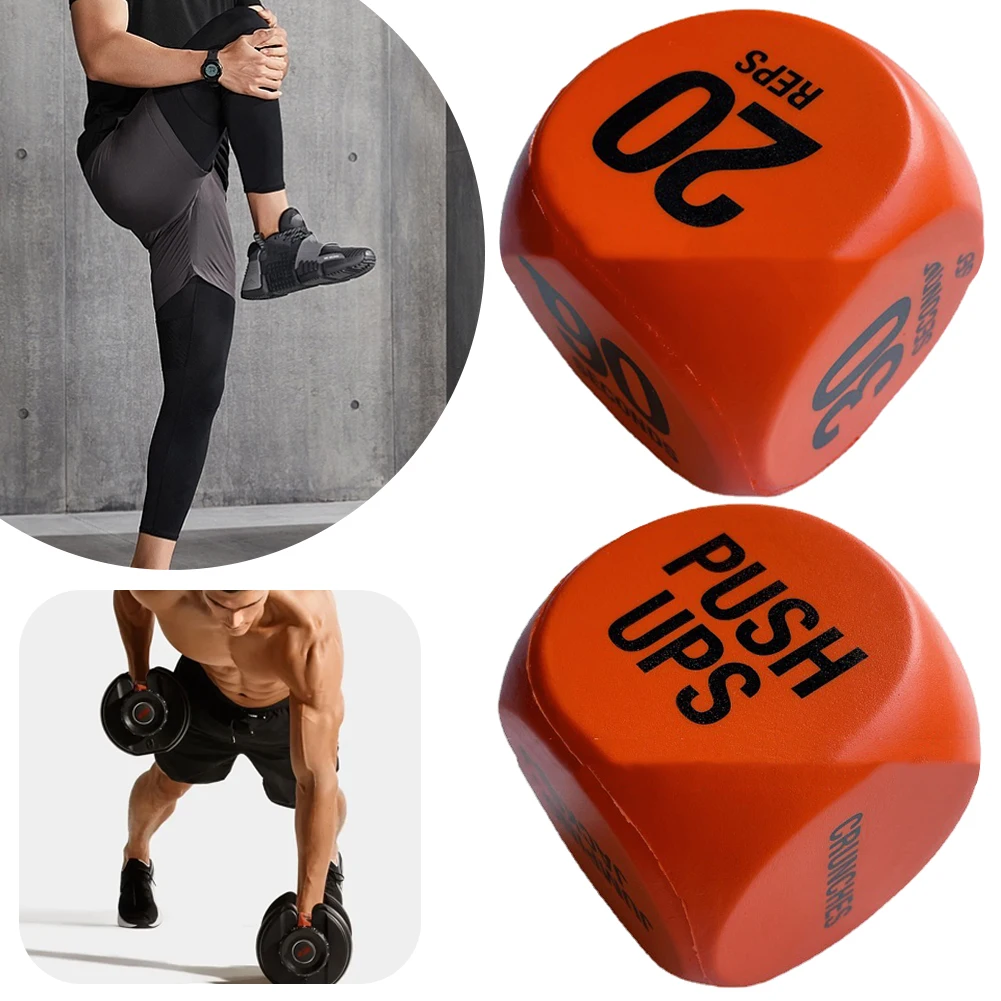 Exercise Decision Dices Portable Fitness Decision Dice Compact Dynamic Workouts Dice for Home Gym Exercise Class