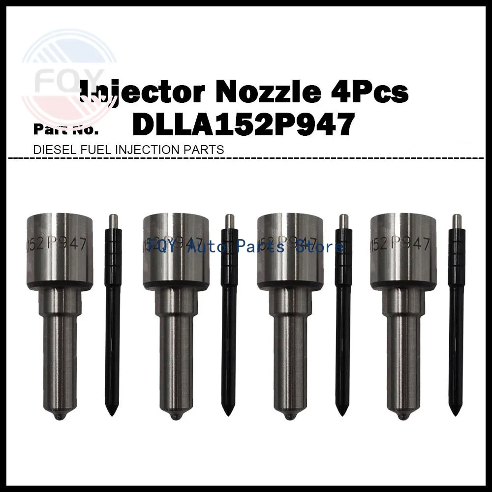 4X For Nissan Navara D40 YD25 166005X000 166005X00A High Quality Injector Nozzle DLLA152P947