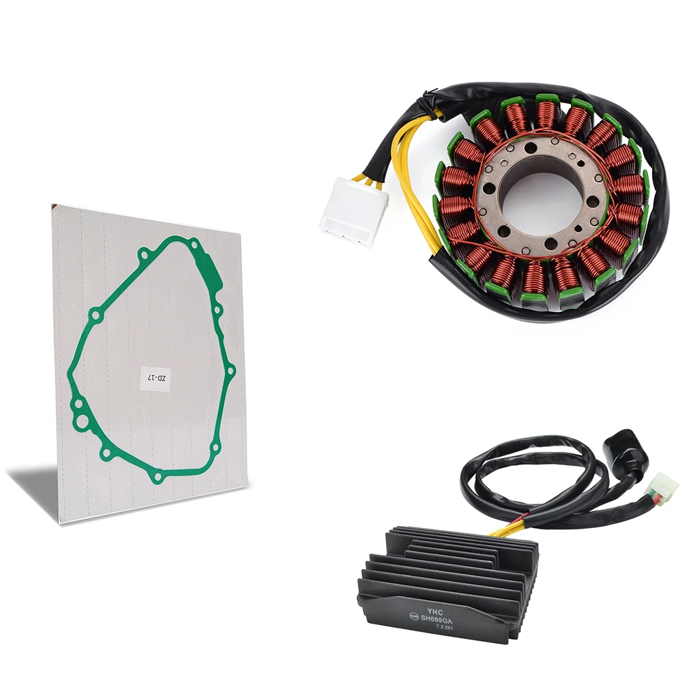 

Комплект прокладок катушки статора + выпрямитель регулятора напряжения для Honda CB900 CB900F Hornet 900 CB919 CB 900 F CB 919 2002-2007 2006 2005