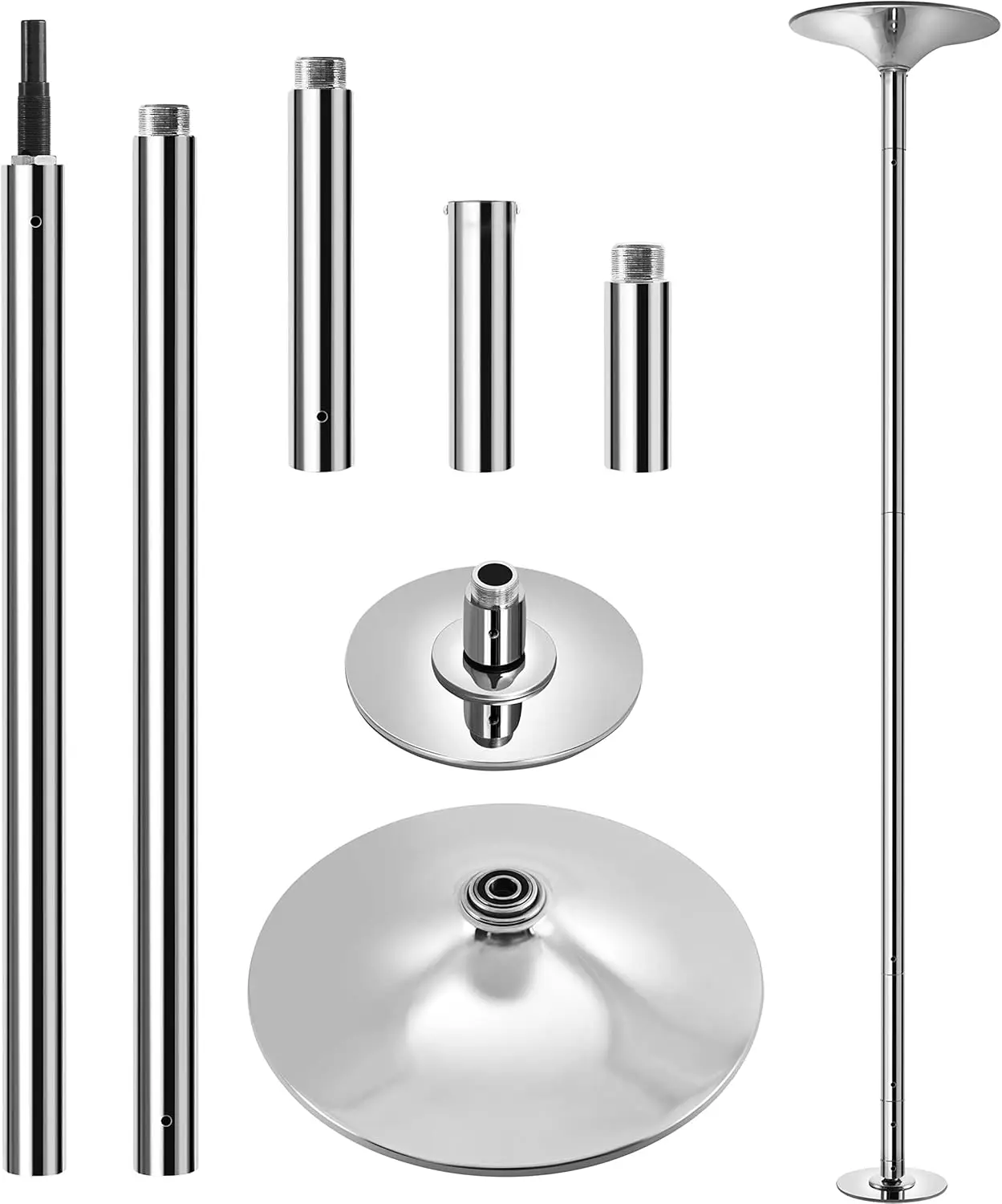 

Professional Dance Pole Spinning Static Dancing Pole Portable Removable 45mm Dance Pole Kit for Exercise Club Party Pub