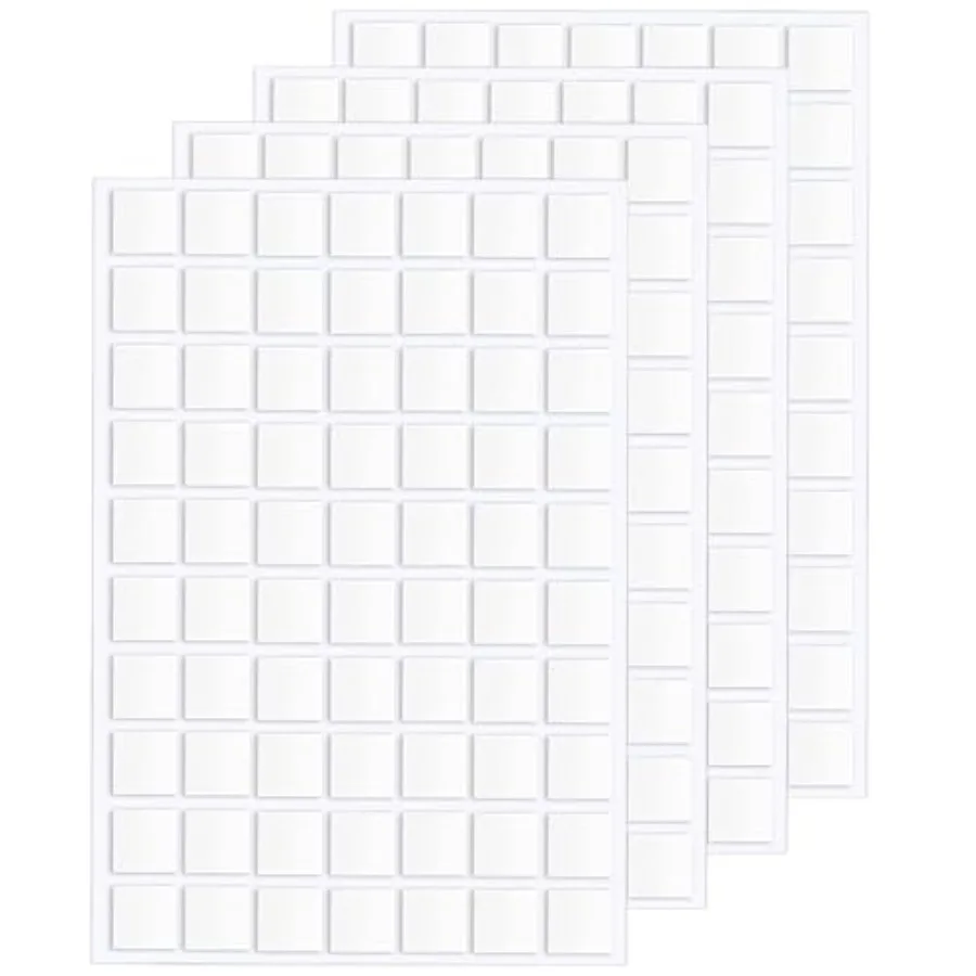 280 Pcs Double Sided Sticky Dots Removable Square Putty Clear Double Sided Tape for Crafts No Trace Sticky Tack Adhesive Tape S