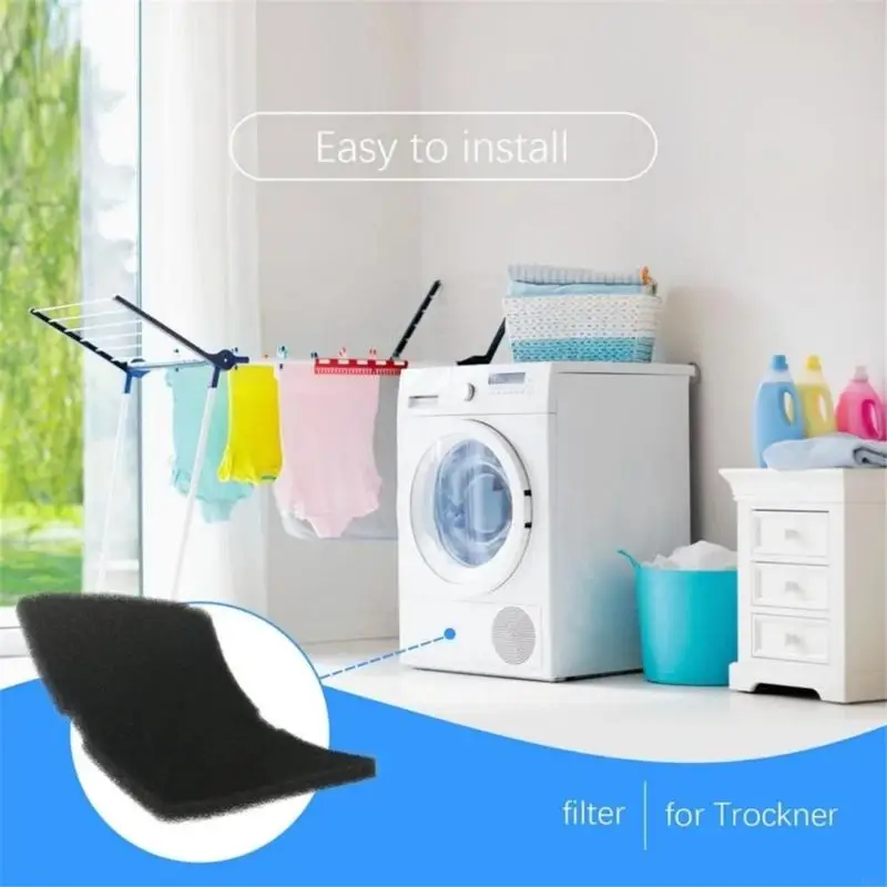 Pack Of 5 High Efficiency Filter Sponge For Elektra 2964840100 Dryer With Large Surfaces Area Filtration for Home H8WD