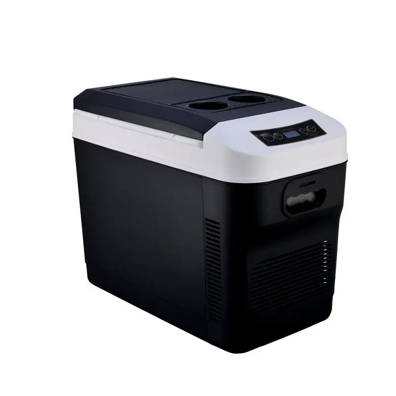 28 Liter Horizontal Semiconductor Car Fridges Portable AC/DC Powered Thermoelectric System Cooler and Warmer for Cars, Homes