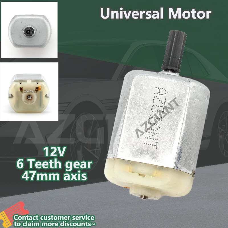 

AZGIANT Central locking motor Metal For Toyota Honda Lexus Rx300 Electric 12V DC 6 Teeth gear 47mm actuator direct replacement