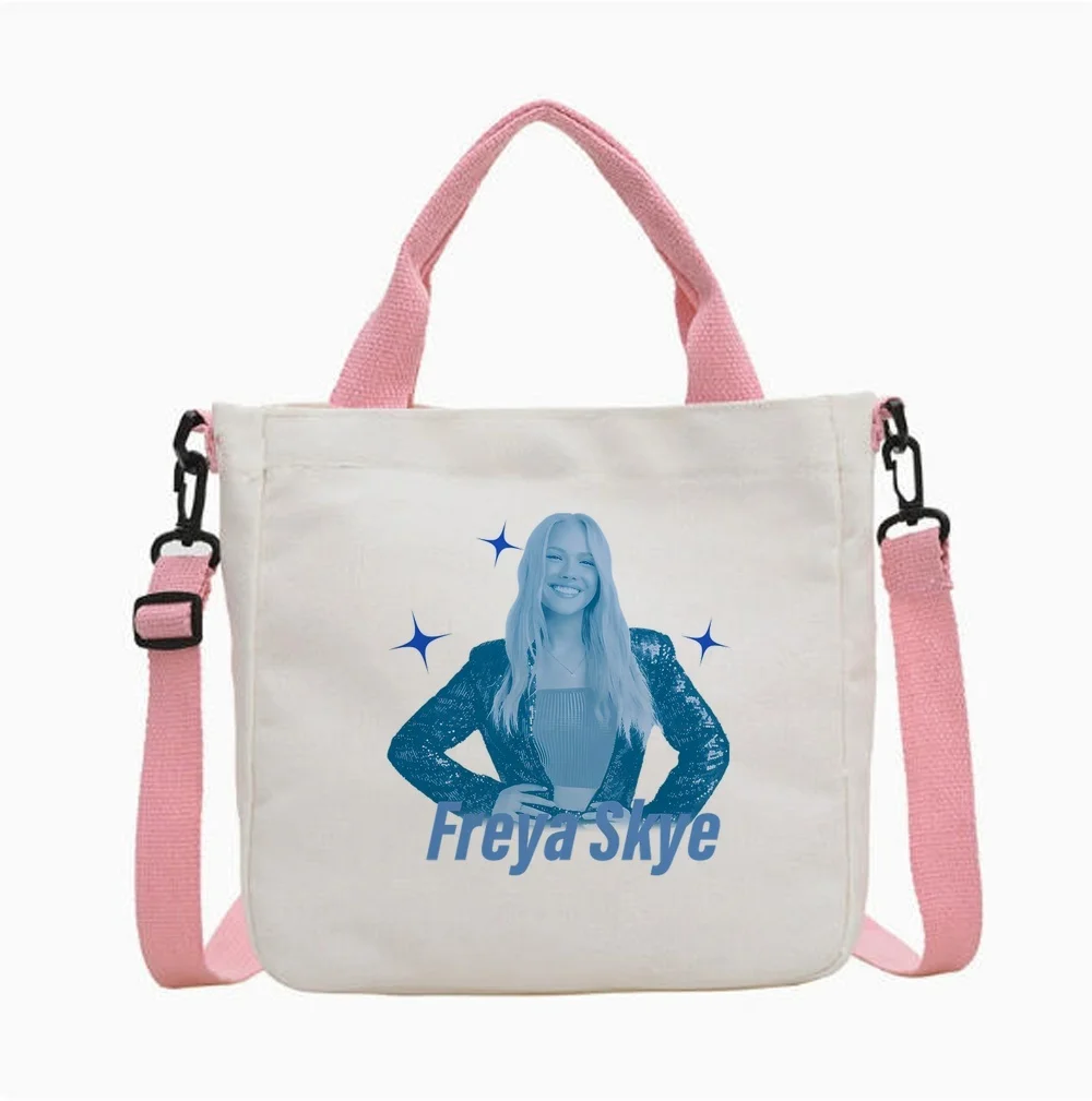 Freya Skye tote bag personnalisable reusable foldable einkaufstasche canvas  femme