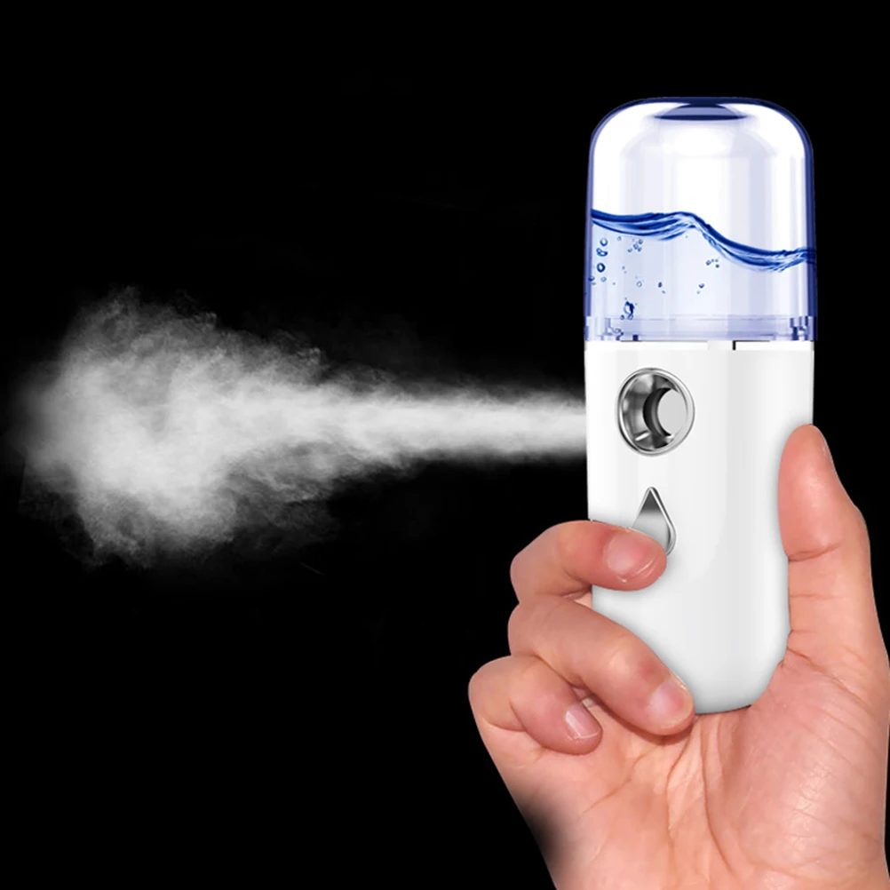 

Portable Humidifier Handheld Beauty Instrument USB Charged Face Mist Plastic Lightweight Skin Care