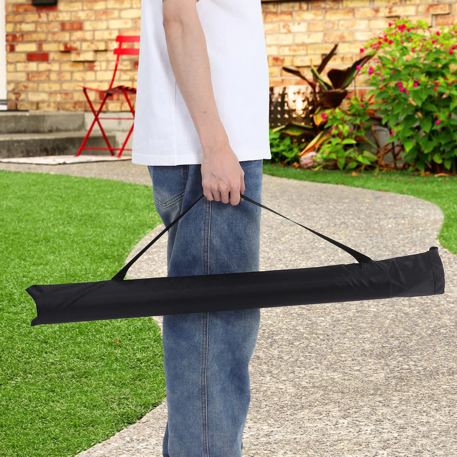 

2pcs Storage Bag Round Bottom Drawstring Camping Chair Replacement Oxford Fabric Canopy Tent Pole Yoga Mat Umbrella