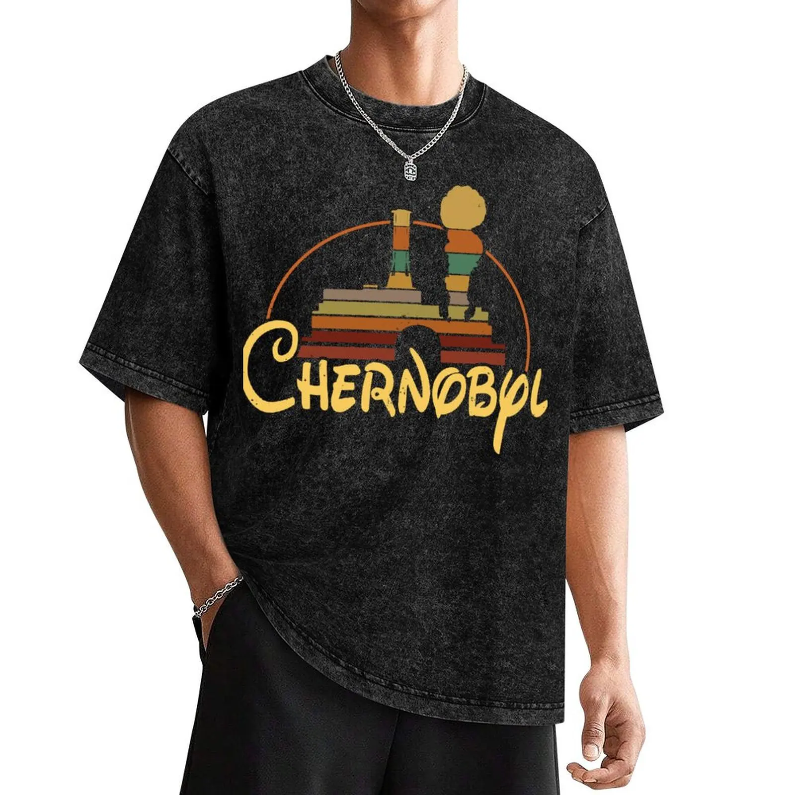

T Chernobyl Fantasy Logo RBMK T-Shirt tshirts personalised Man t-shirt anime shirts men