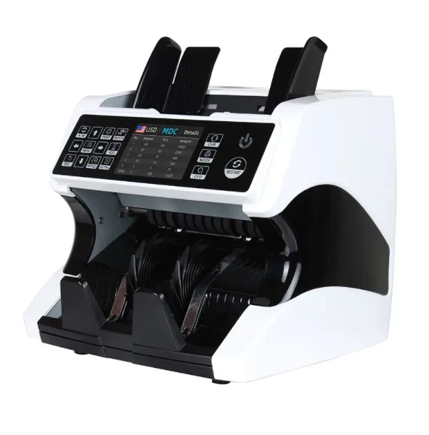 AL-920 Dual CIS Money Counter UV IR MG MT Mixed Value Cash Count Machine