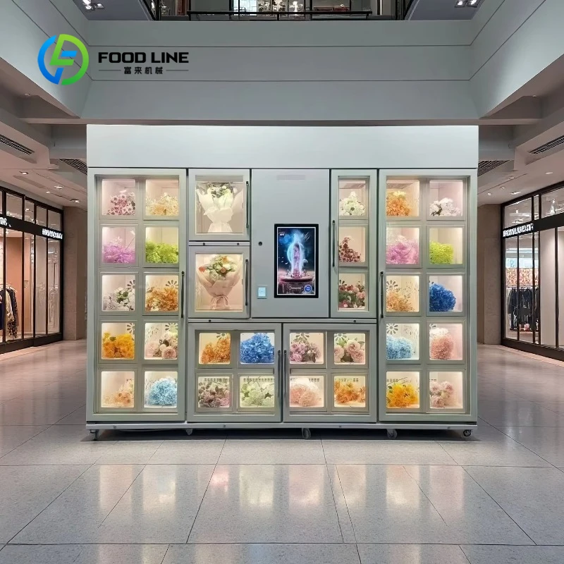 Fashionable Appearance China Flower Vending Machine Smart Flower Vending Machine Self Service Fresh custom