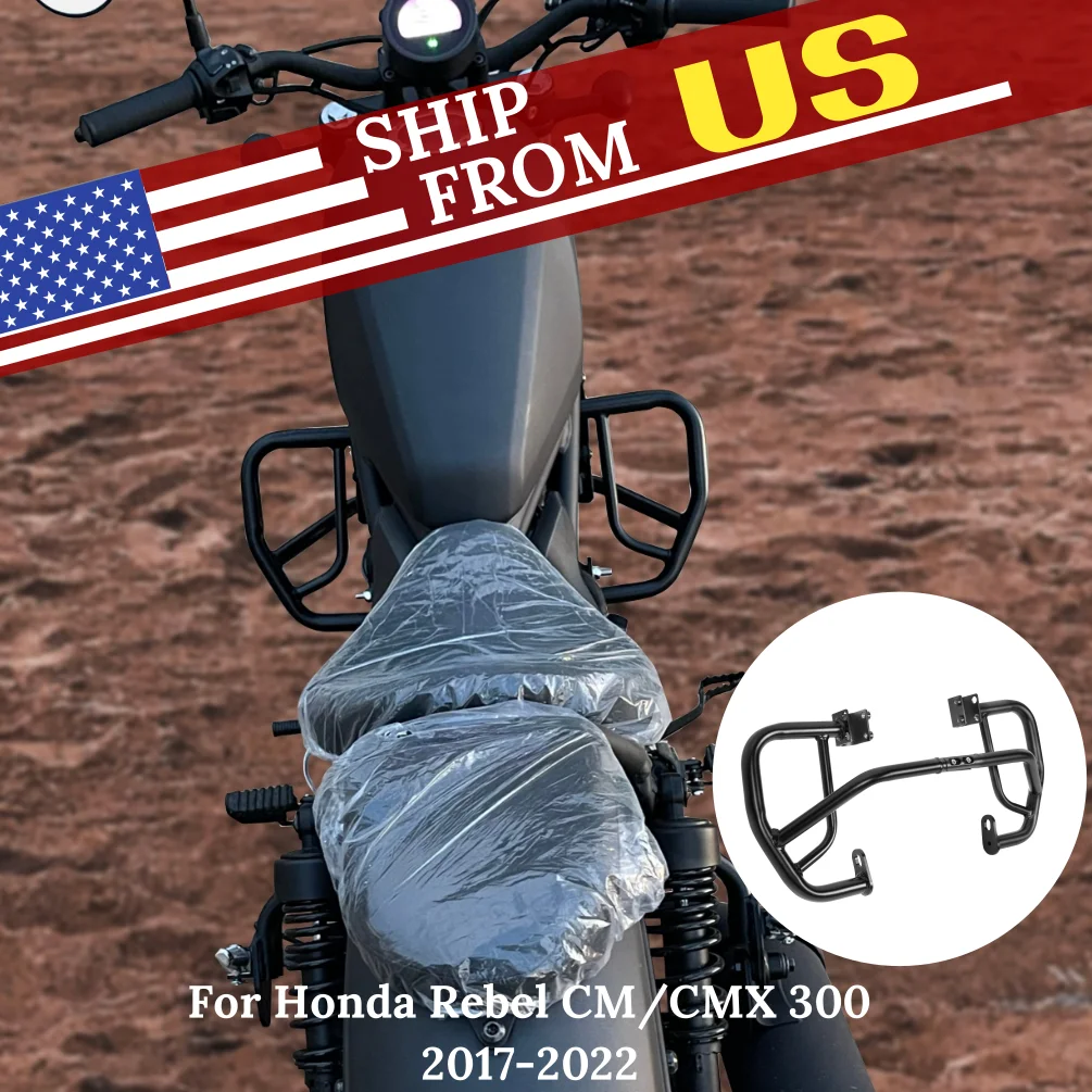 

2020 2019 CMX300 CM300 защита двигателя полоса защиты рамы для Honda Rebel CMX CM 300 2017-2023 2021 аксессуары для мотоциклов