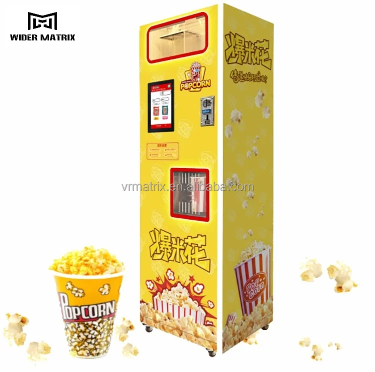 Mesin Popcorn otomatis pabrik Guangzhou cerdas buatan Tiongkok mesin Popcorn