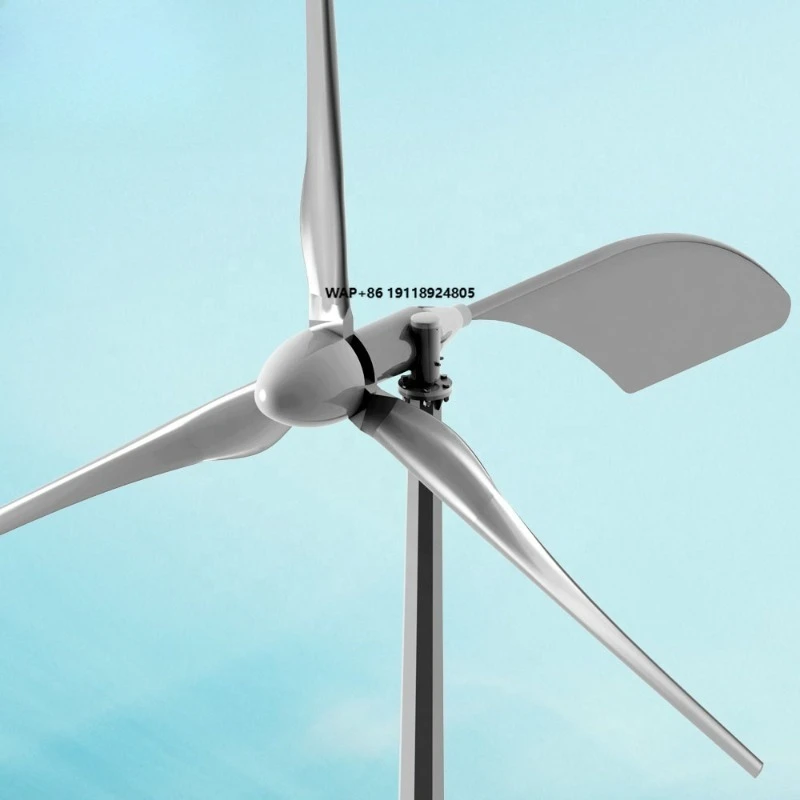 Traditional Horizontal Wind Turbine 3KW Complete On/Off Grid Solar Hybrid Wind Turbine Generator System