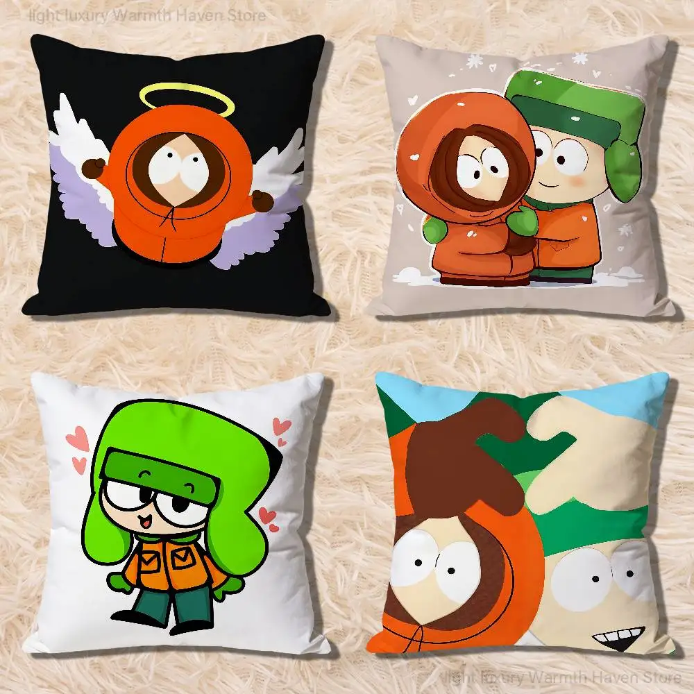 

Funny S-South Parks-S Anime Celebrity Merchandise All-Match Printed Pillow Case Sofa Car Office Room Decoration Protector