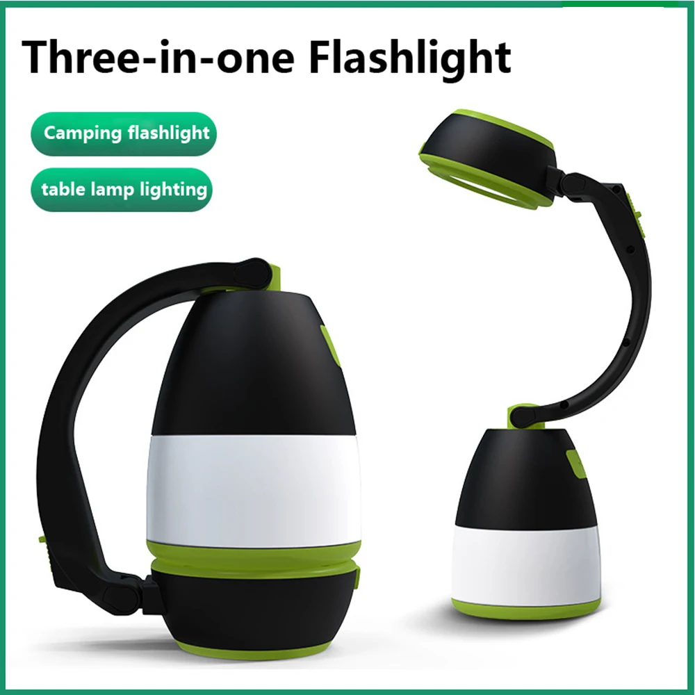 

Three-In-One Portable Lighting Tent Lamp Camping Lamp Household Desk Lamp Outdoor Camping Flashlight Emergency Night Light