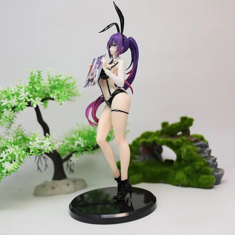 Anime rol chica conejito Yuna chica bonita figura juguetes chasis de escritorio ornamento periférico de dibujos animados regalos de cumpleaños