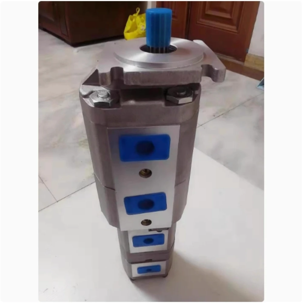 Suitable for XCMG crane gear pump hydraulic pump XCMG 25k5 35k 50K gear pump hydraulic pump quadruple pump genuine product