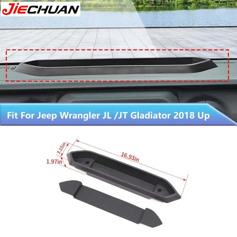 

Черный ящик для хранения на центральной консоли JIECHUAN, подходит для Jeep Wrangler JL/JT Gladiator 2018, аксессуары для интерьера и уборки