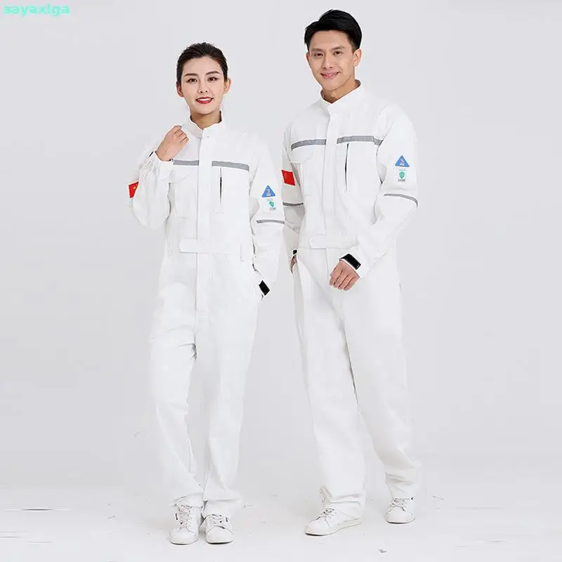 

Anti-flame-retardant Anti-static Coveralls Reflective Strip Protective Coveralls Suit Welders Labor Protection Clothing Tooling