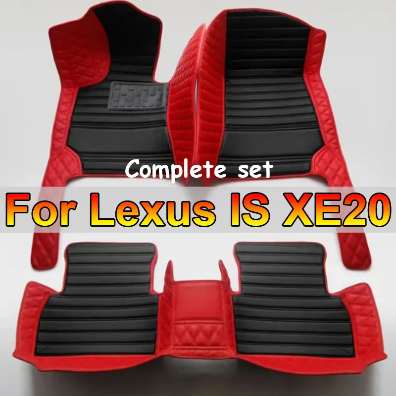 

Car Floor Mats For Lexus IS XE20 2006~2013 IS250 300h 200d 220d Carpet Mat Rug Anti Dirt Protective Pad Full Set Car Accessories