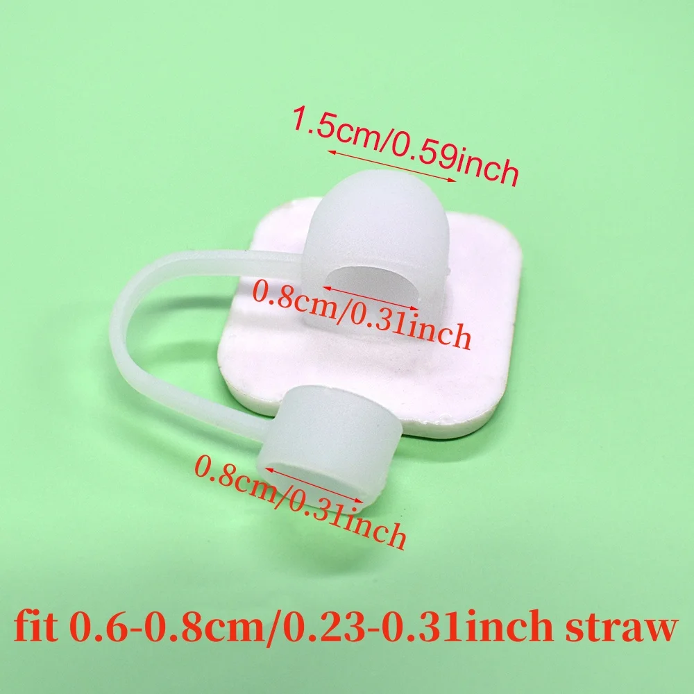 1PCS cute dog pet dustproof straw topper cartoon husky chai gou designs pvc straw cover tip drinking accesorioy fit 8mm straw