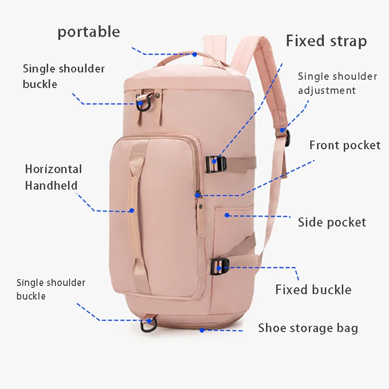 Multi functional travel bags high quality large capacity backpack Outdoor travel fitness bag Waterproof Shoulder Swiming Pack