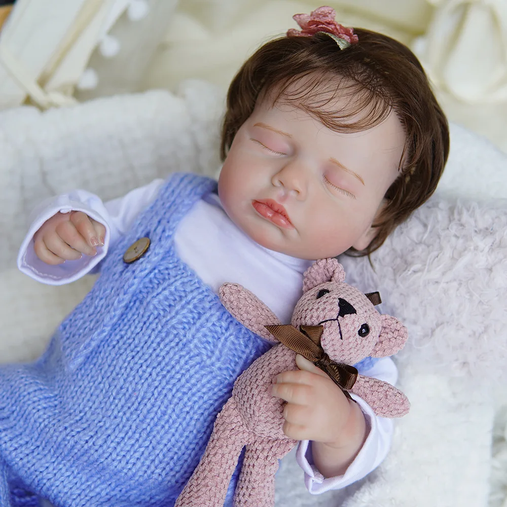 

18-inch realistic rebirth doll washable high-color simulation baby doll, children's gift